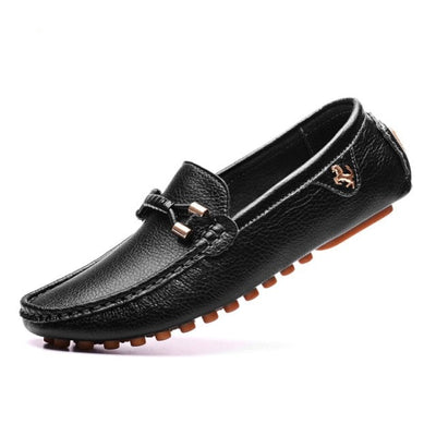 Loafers Soft Moccasins High Quality Spring Autumn Genuine Leather Shoe Men Casual Flats Driving Shoes