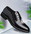 Spring / Summer Hollow Classic Derby Men Dress Shoes Breathable Bitty Casual Business Suit Shoes